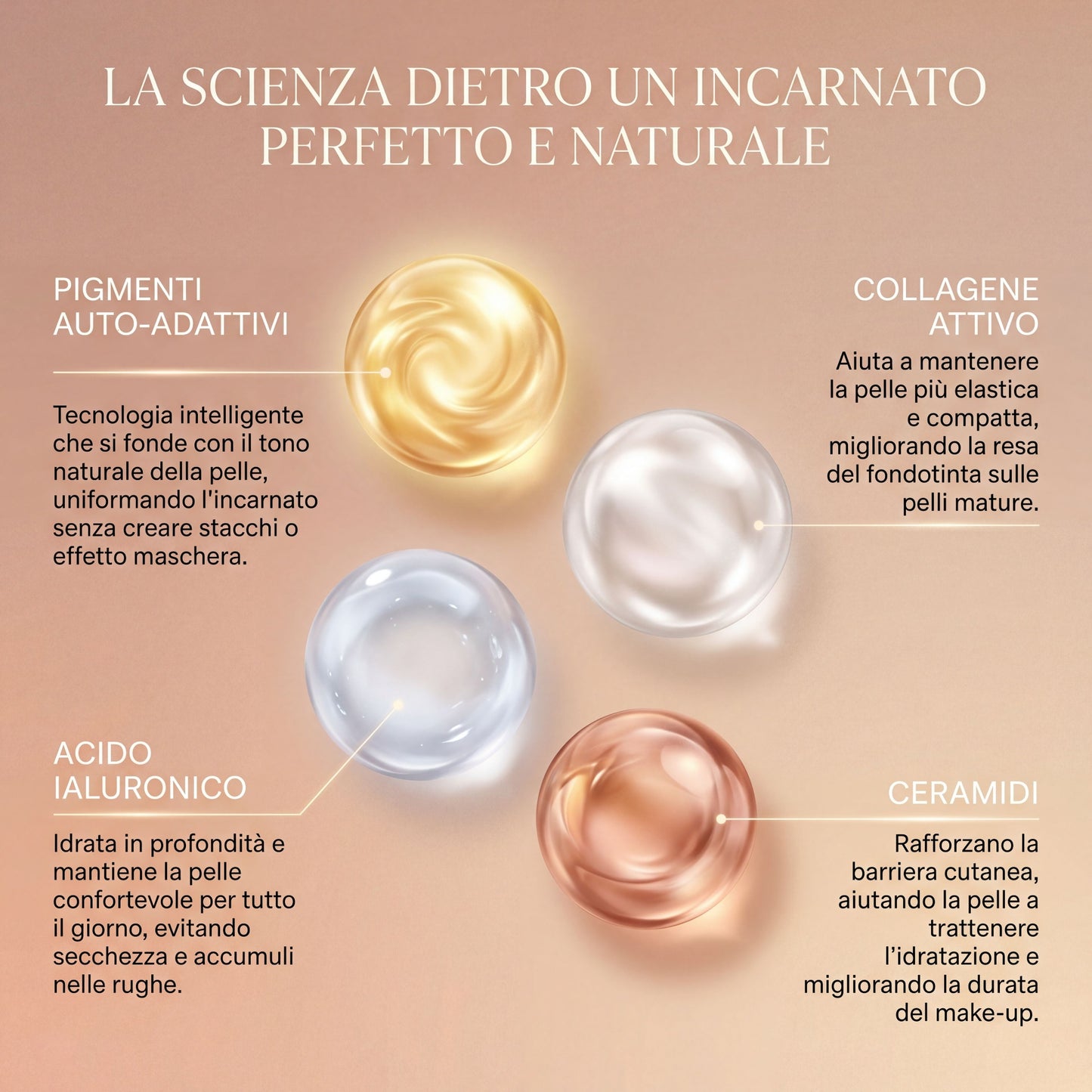 Smooche™-Fondotinta auto-adattivo con SPF15
