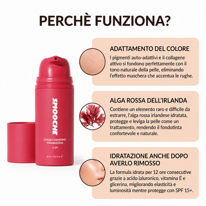 Smooche™-Fondotinta auto-adattivo con SPF15